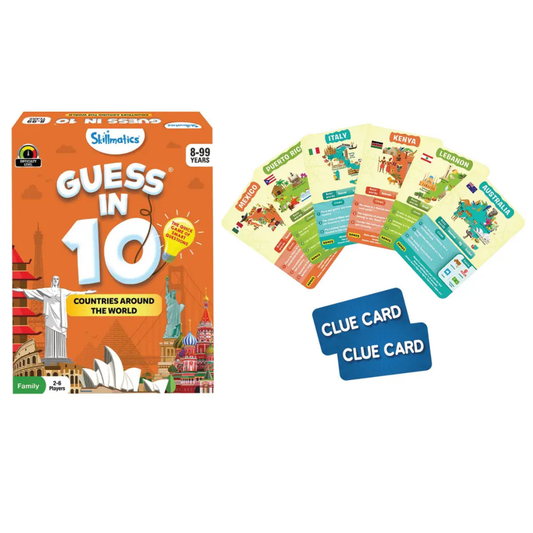 Skillmatics Guess in 10 Countries of The World Card Game
