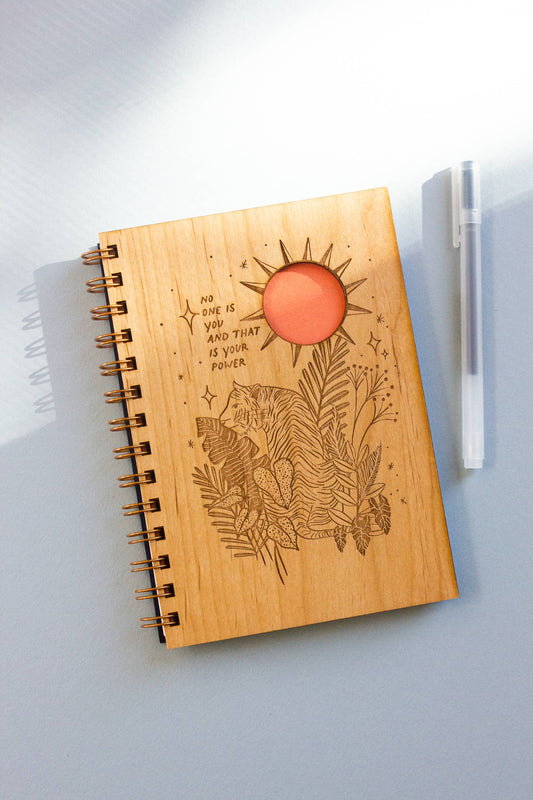 No One is You Wood Journal