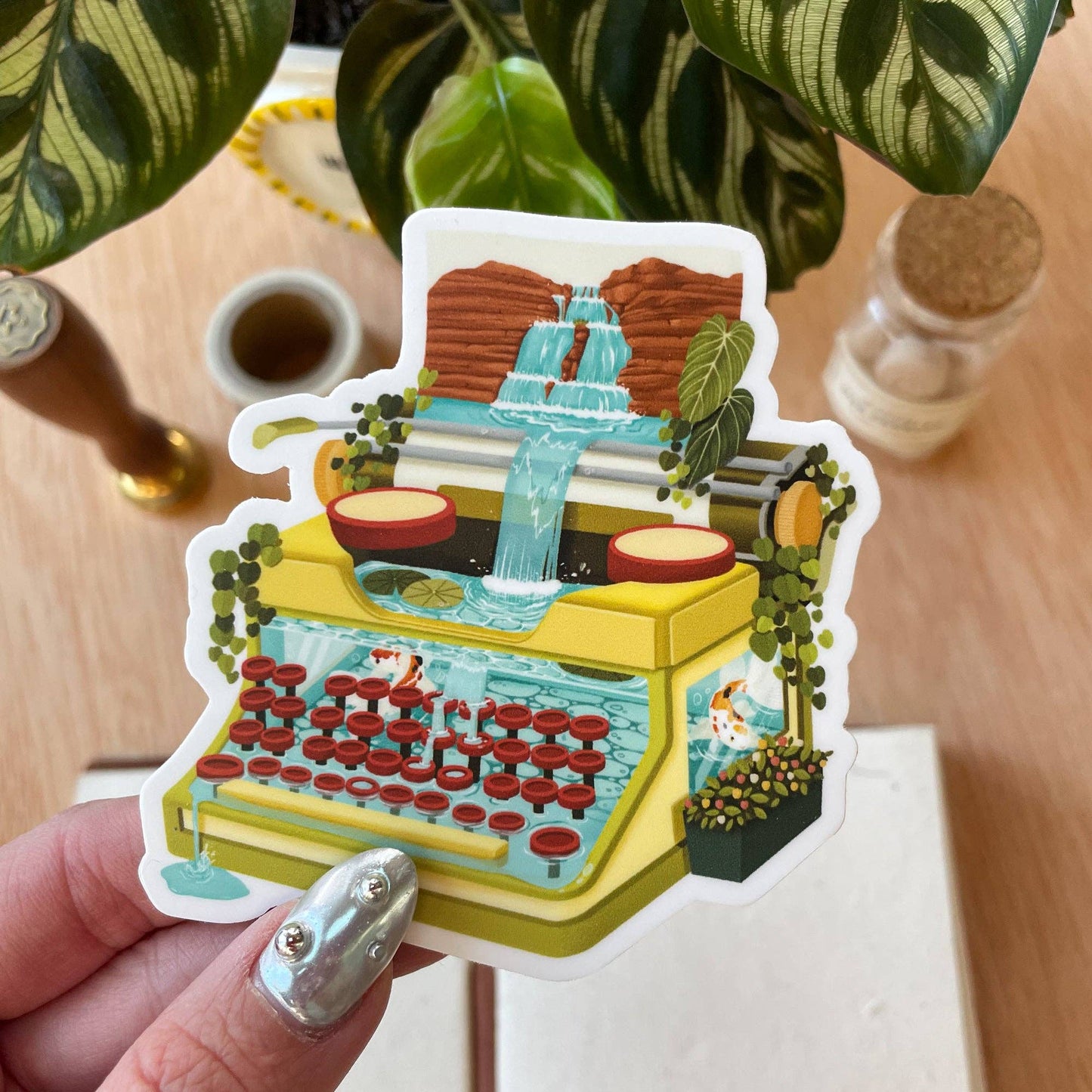Typewriter Sticker