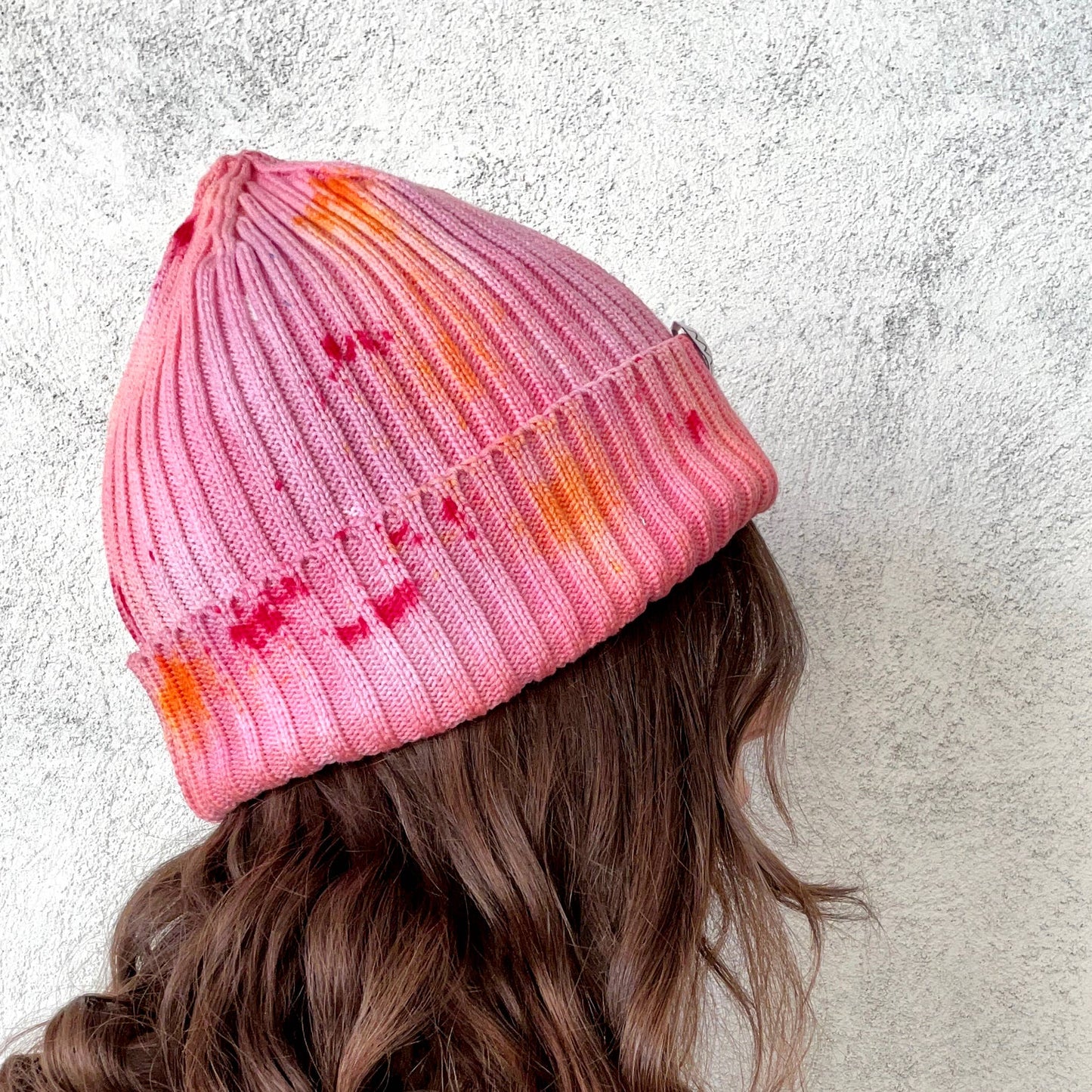 Shortcake Hand-dyed Beanie Hat