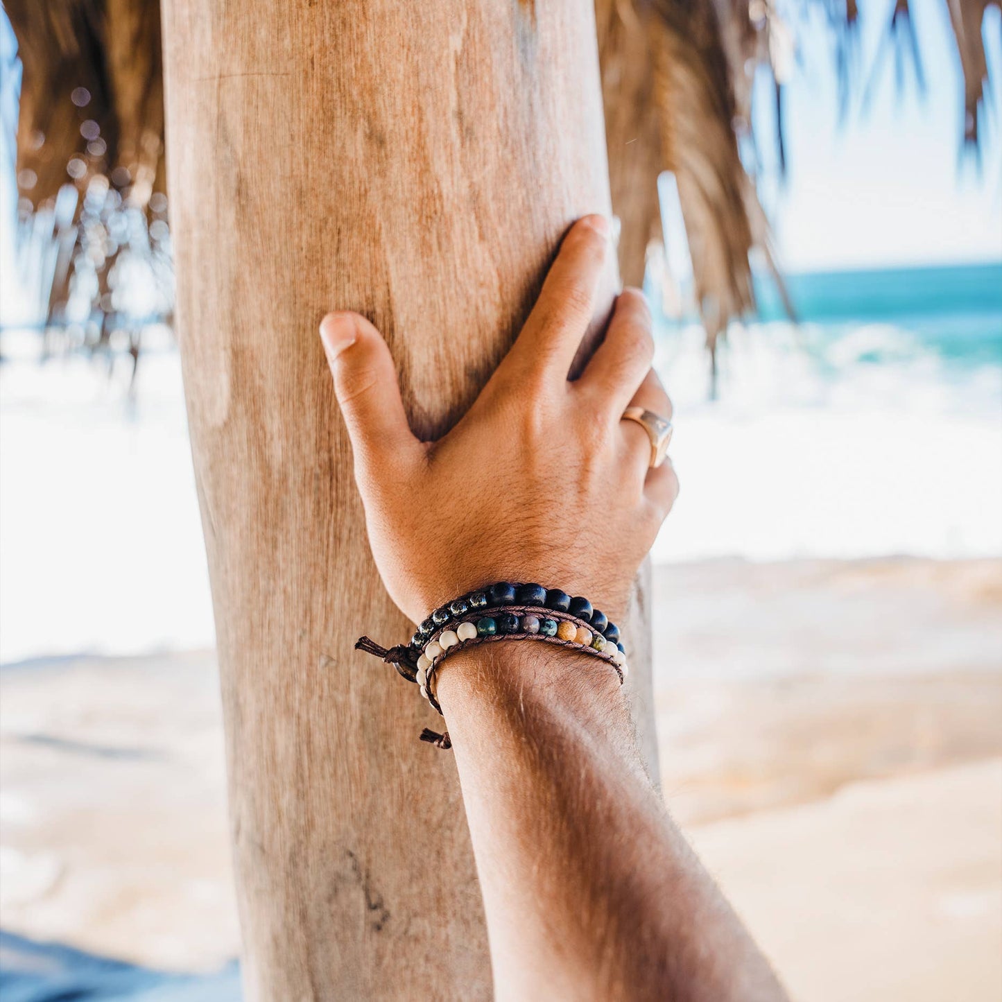 Surf Rider Men's Bracelets (10 Pack Assortment)