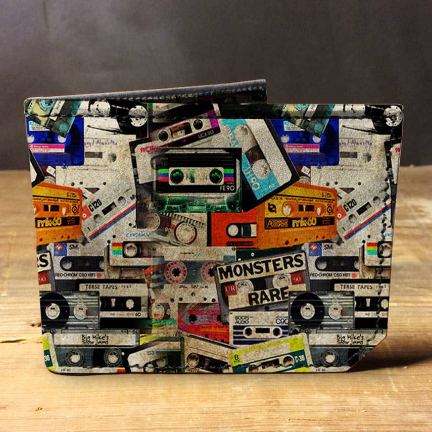 Cassette Tapes - Spectrum Leather Wallet
