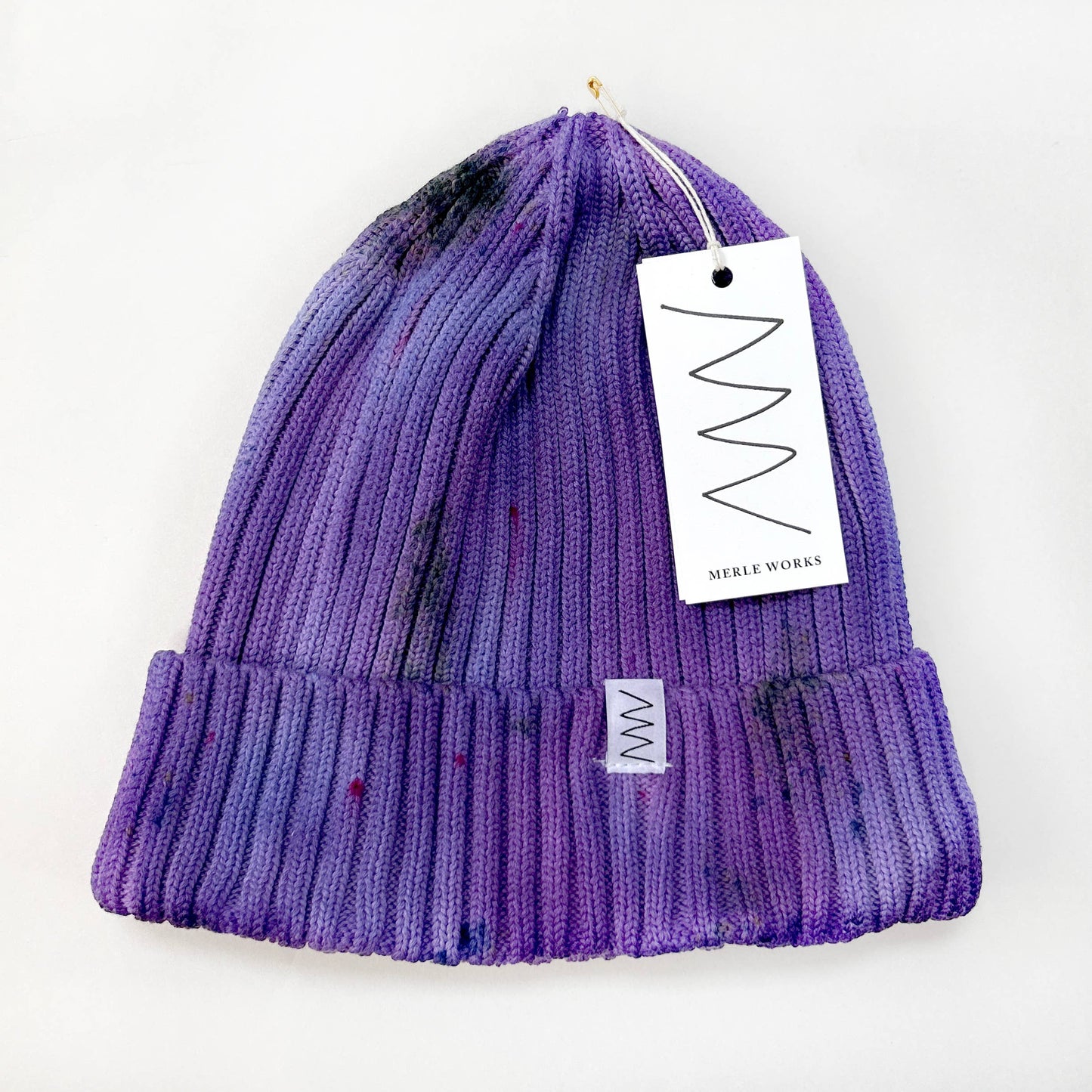 Grape Hand-dyed Beanie Hat