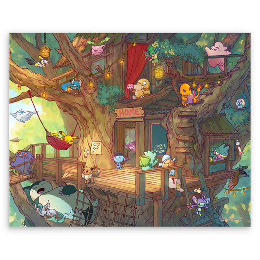 Pokemon Treehouse - Art Print
