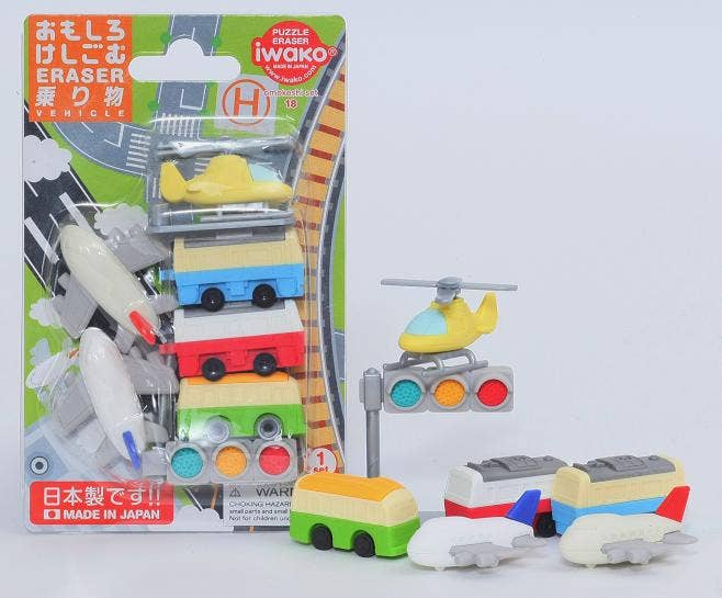 38348 Iwako Motor Eraser Card
