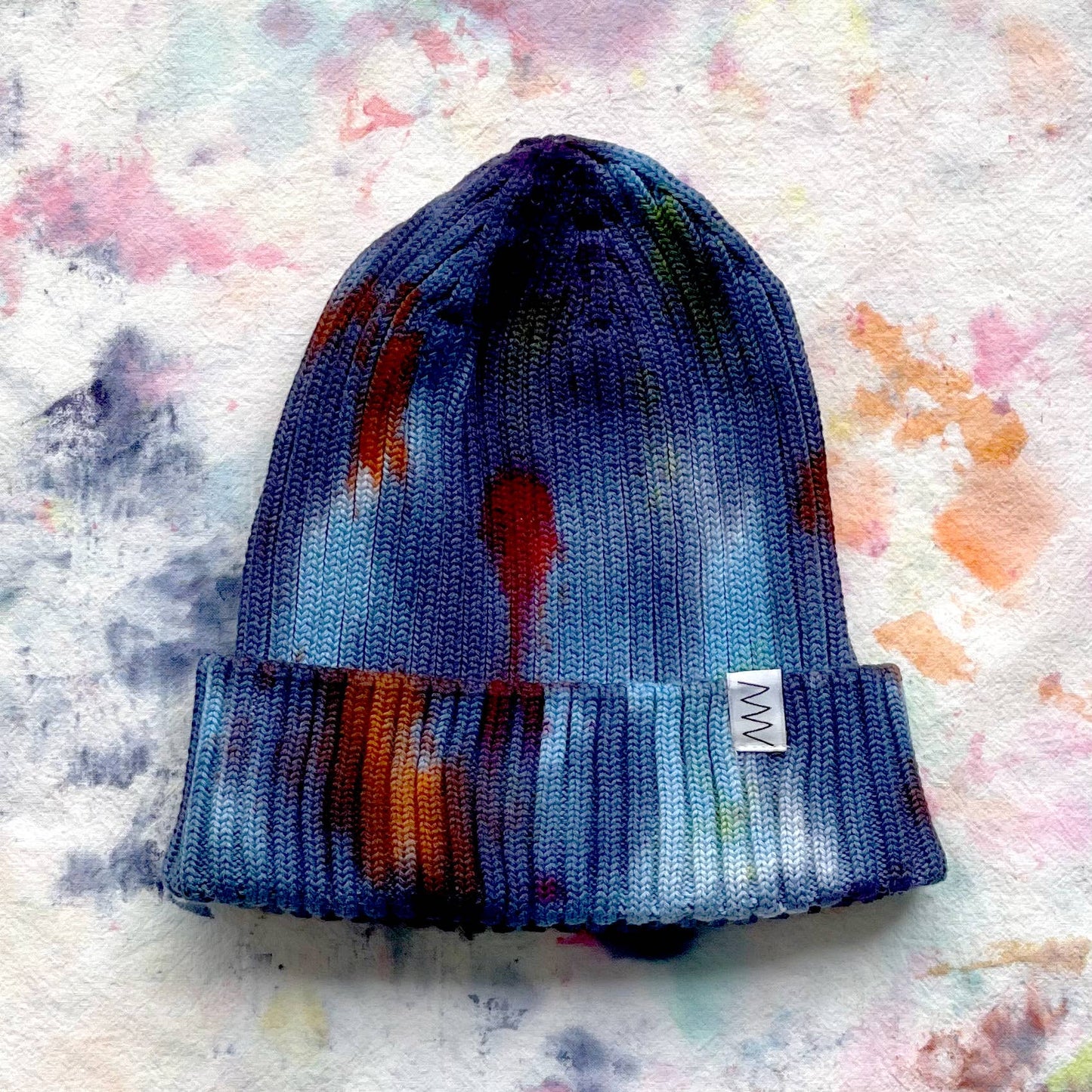 Painter's Hand-dyed Beanie Hat