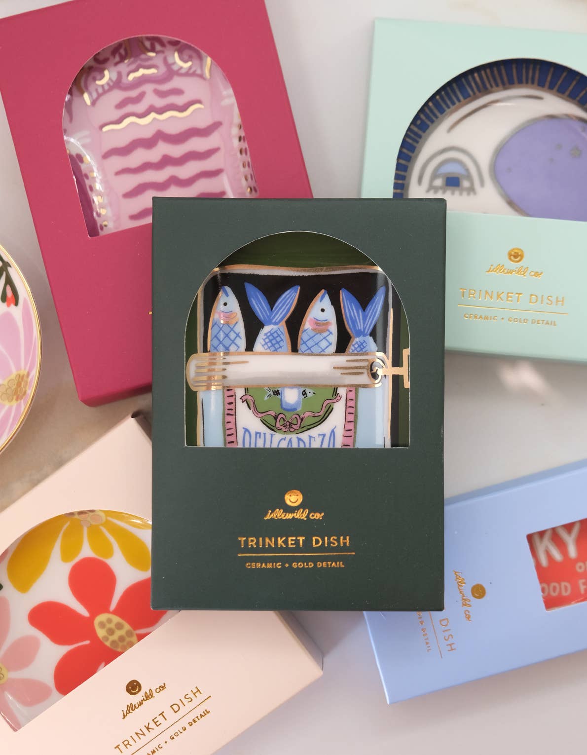 Moon Porcelain Trinket Dish