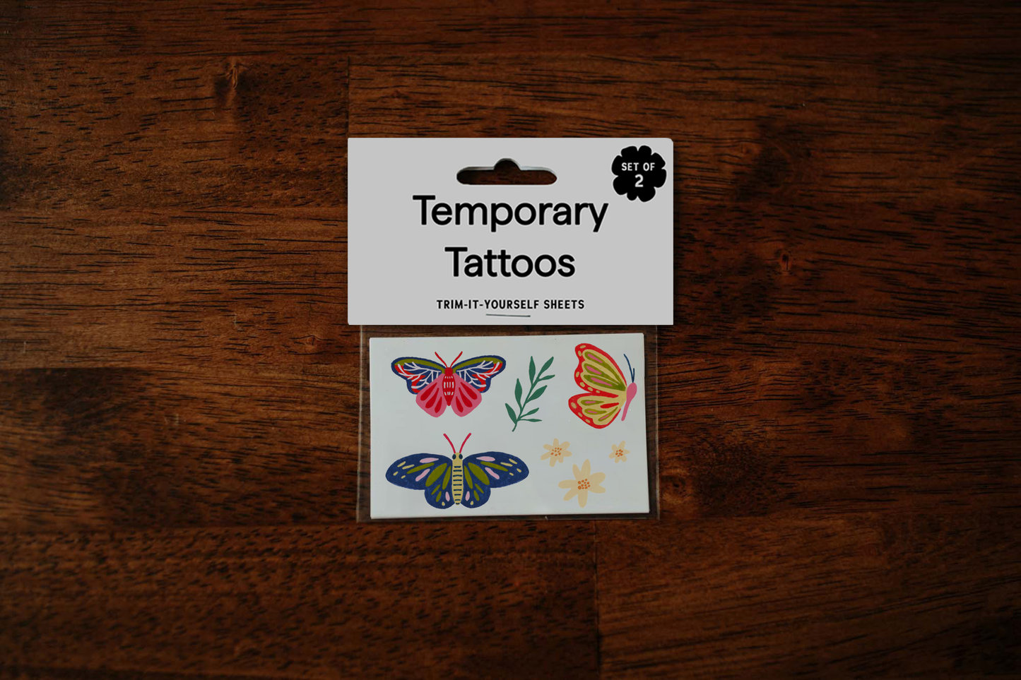 Secret Garden Temporary Tattoos