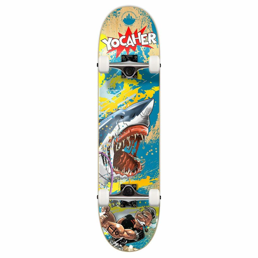 Graphic Complete Skateboard 7.75" - Retro Series - Fishing