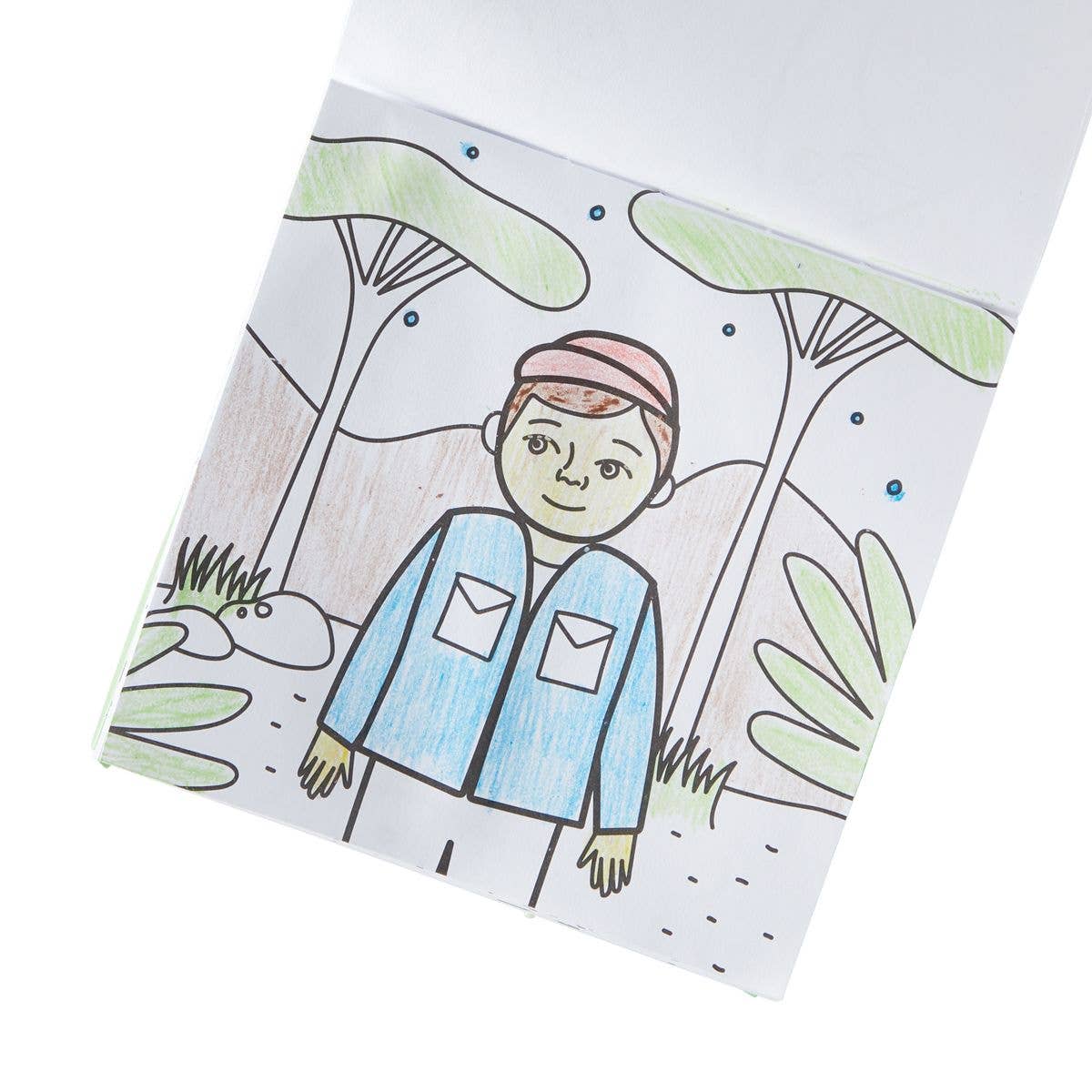 Carry-Along Coloring Book Set - On Safari