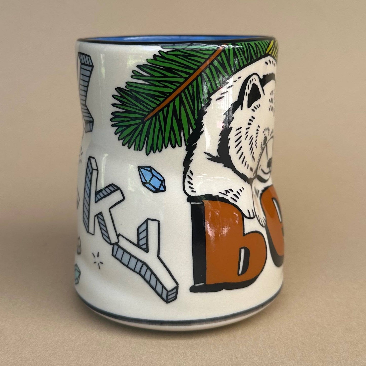 Lucky Bear Cup - XLarge Ceramic Mug