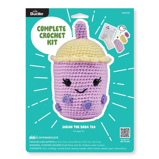 Bucilla Amigurumi Crochet Kit - Sarah the Boba Tea