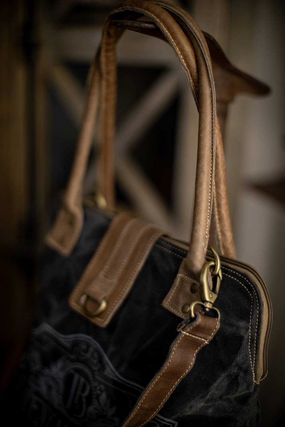 Takenya's Bazaar Recycled Canvas Carryall