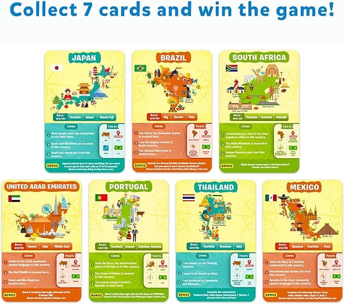 Skillmatics Guess in 10 Countries of The World Card Game