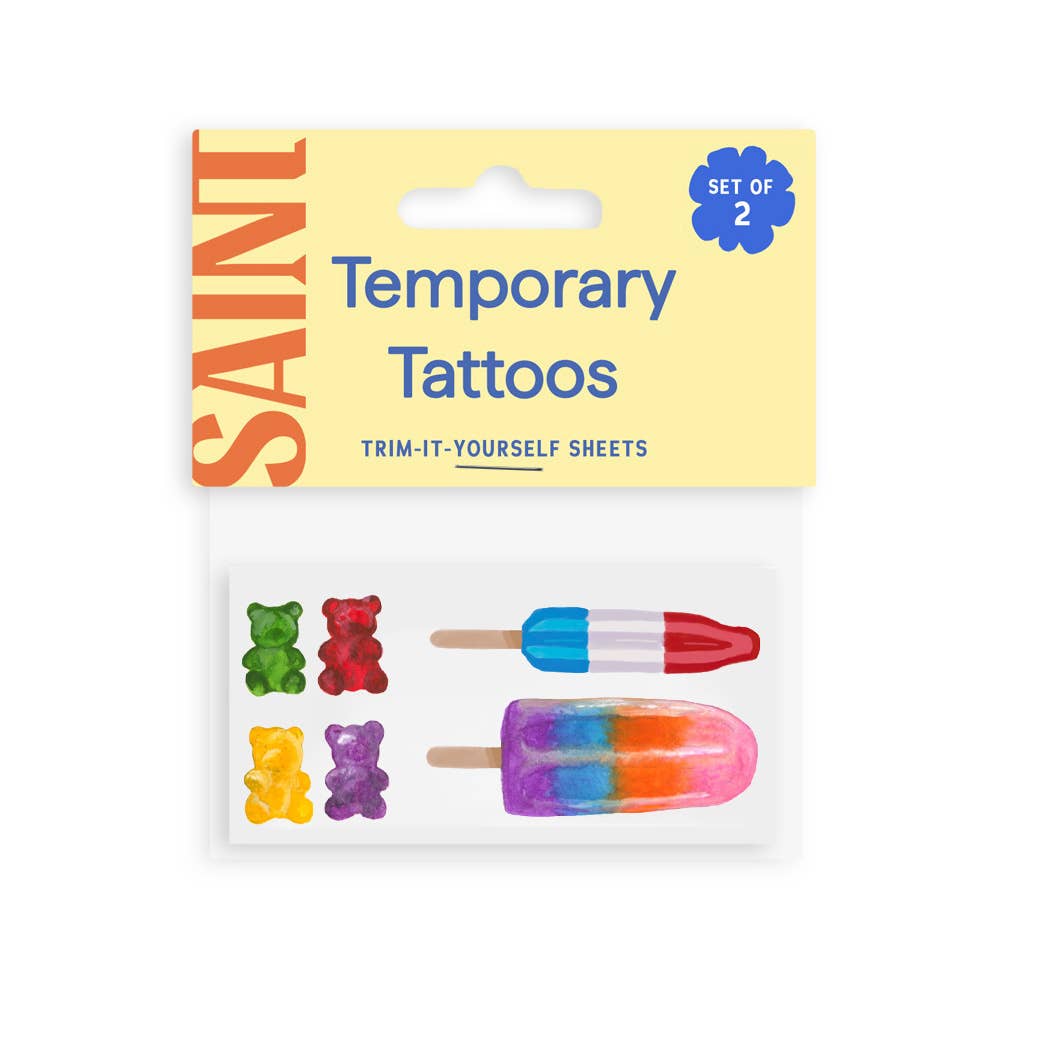 Sugar Rush Temporary Tattoos