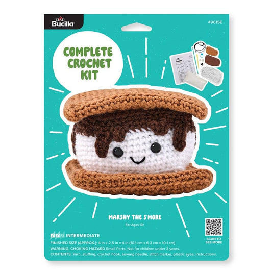 Bucilla Amigurumi Crochet Kit - Marshy the S'More