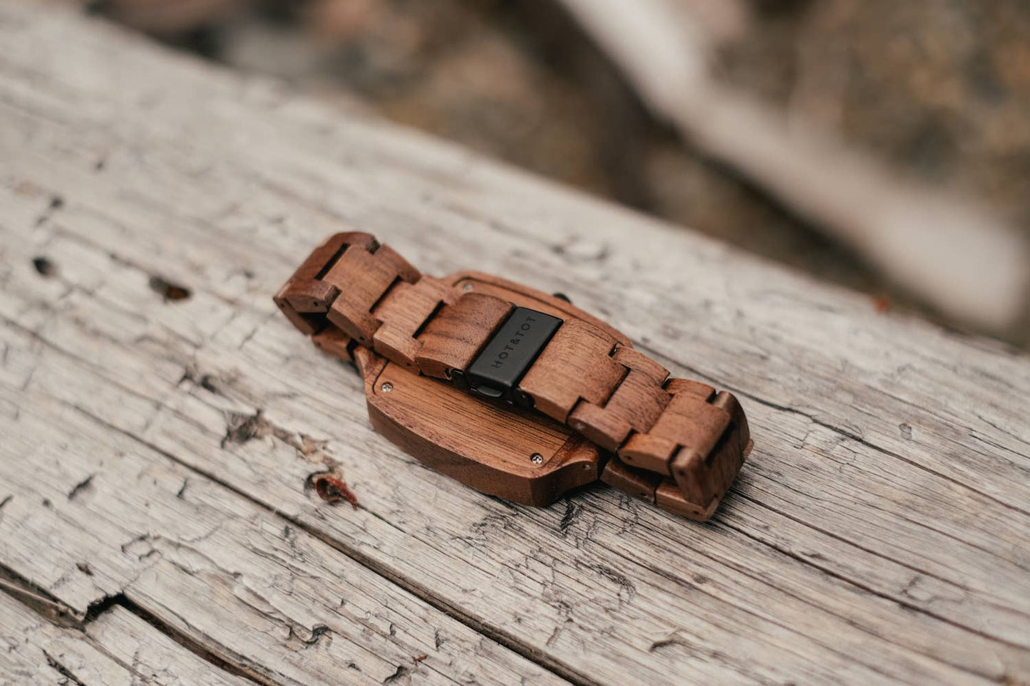 WODAN | Wood watch for men | Sustainable | Square | Silver