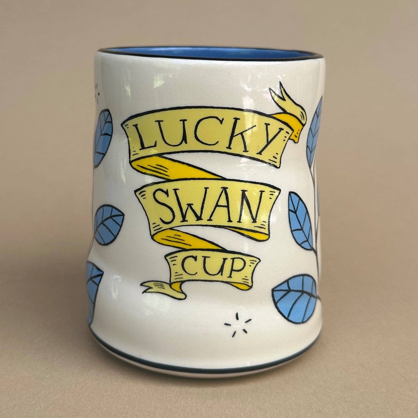Lucky Swan Cup - XLarge Ceramic Mug - Mother's Day