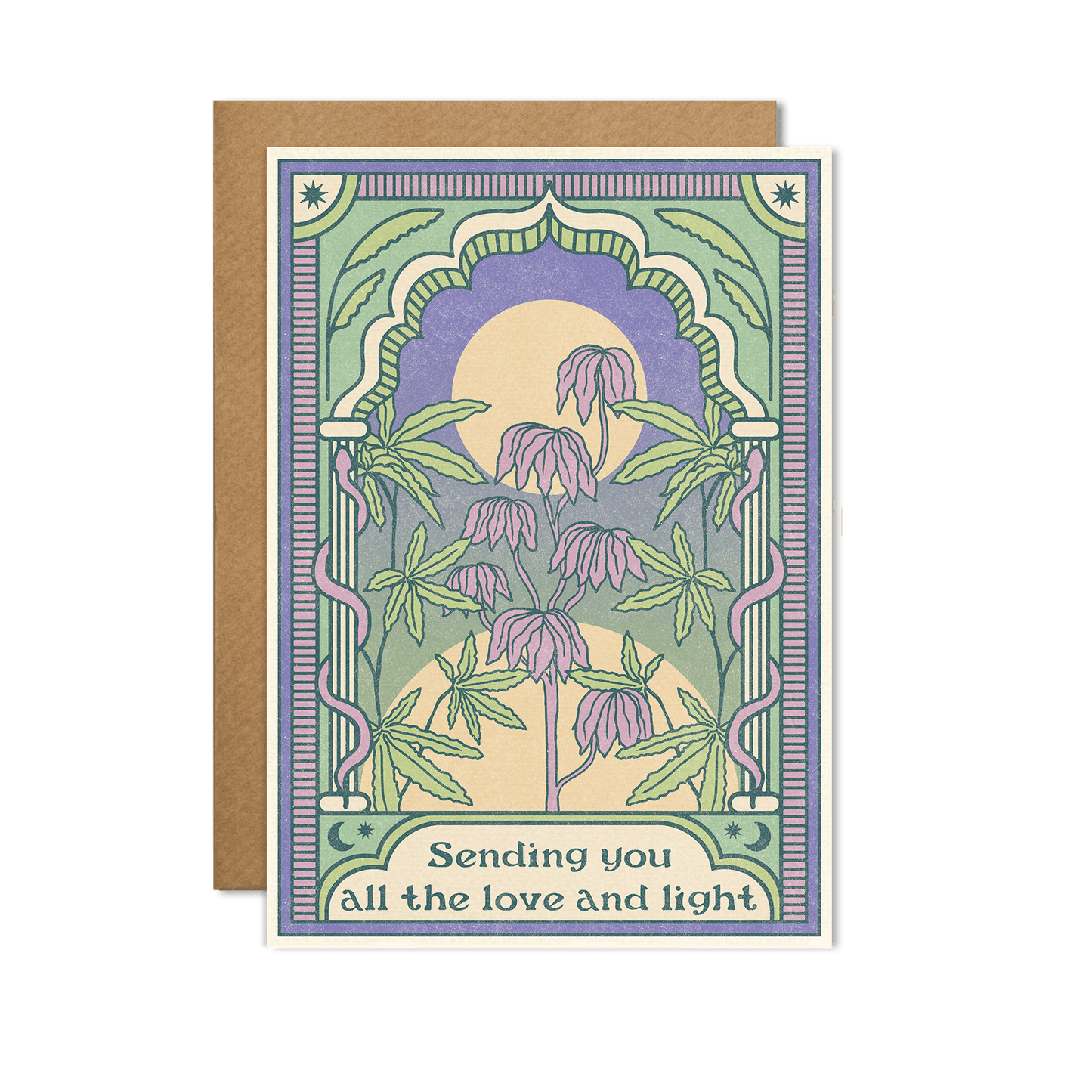 Sending you all the love and light card