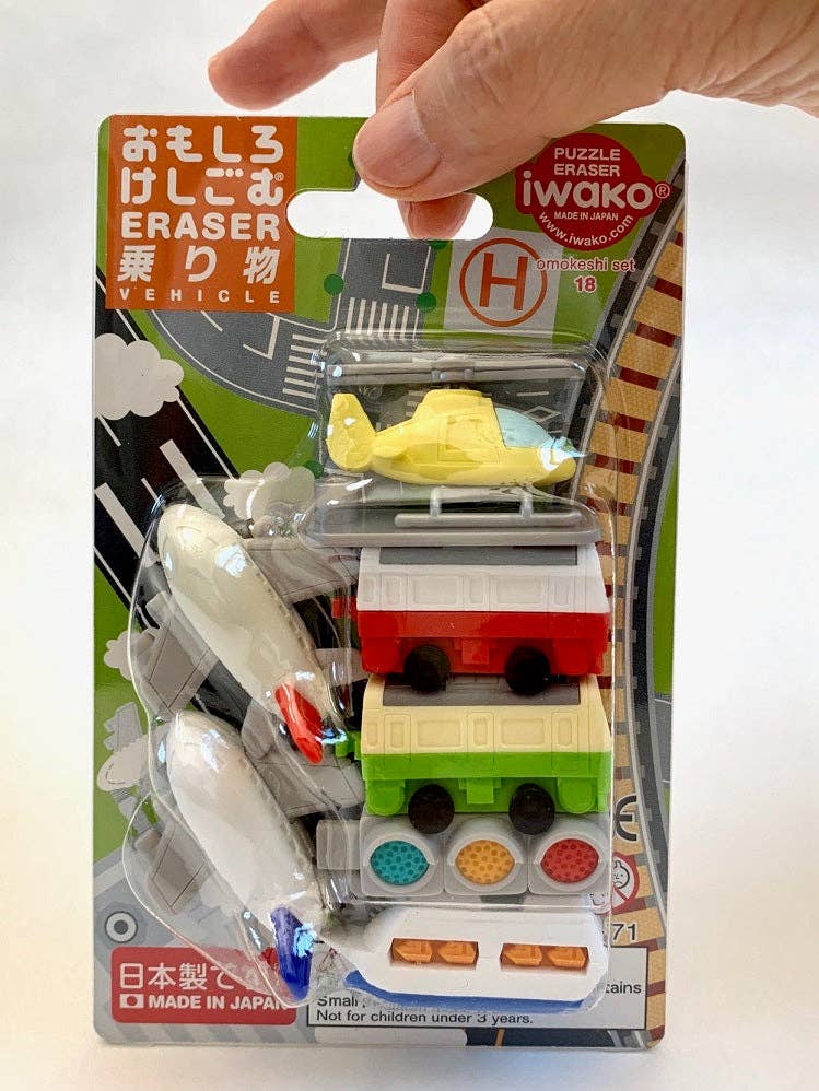 38348 Iwako Motor Eraser Card
