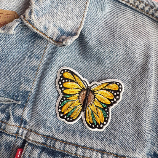 Sunflower Butterfly Patch