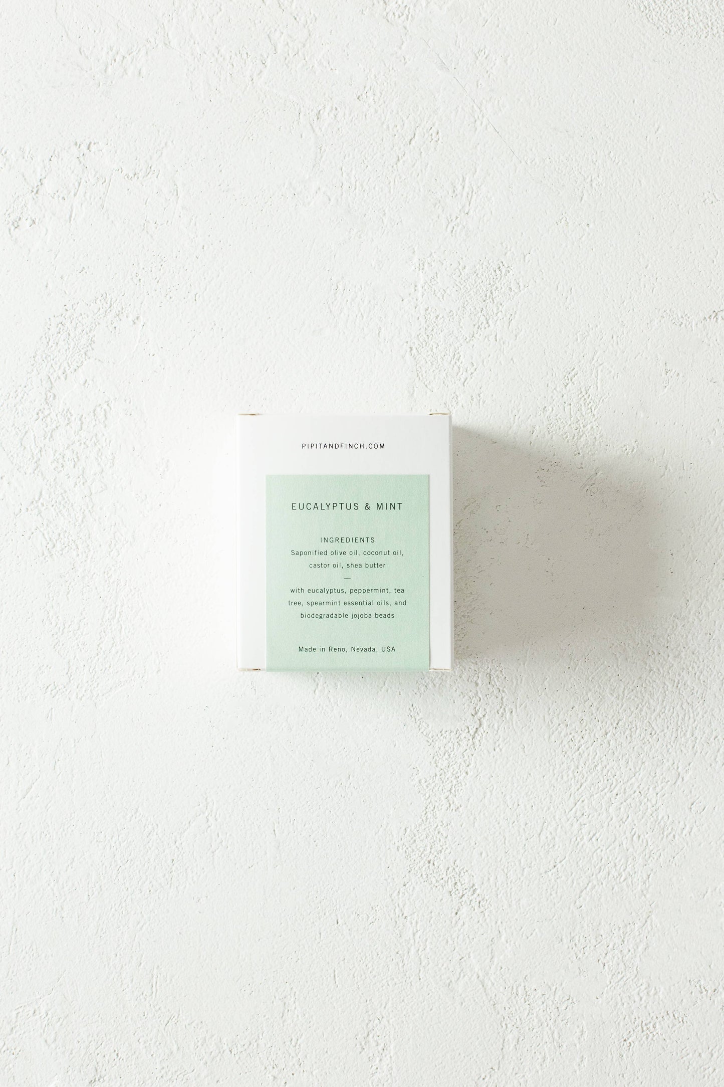 Eucalyptus + Mint Olive Oil Soap with Jojoba Beads