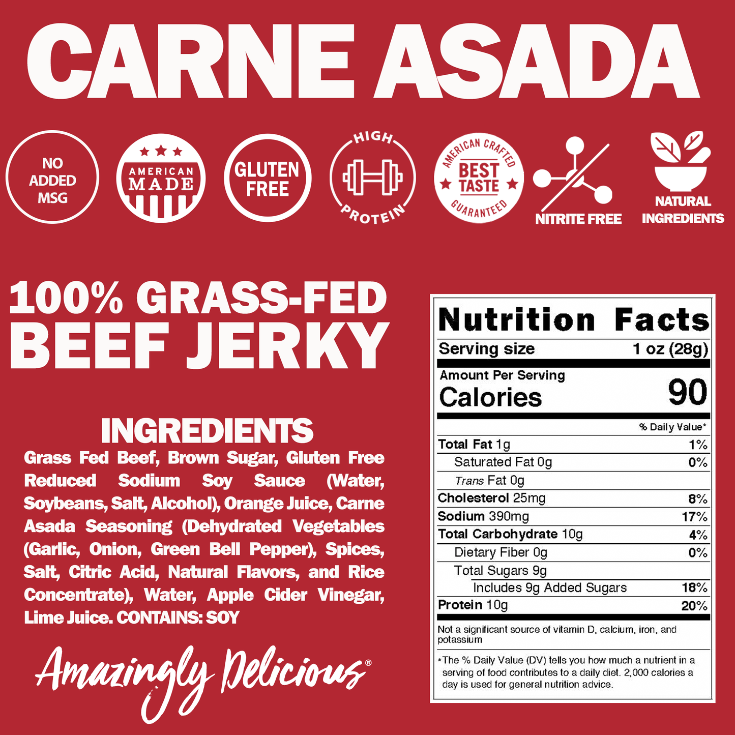 Carne Asada Beef Jerky (2.2oz)
