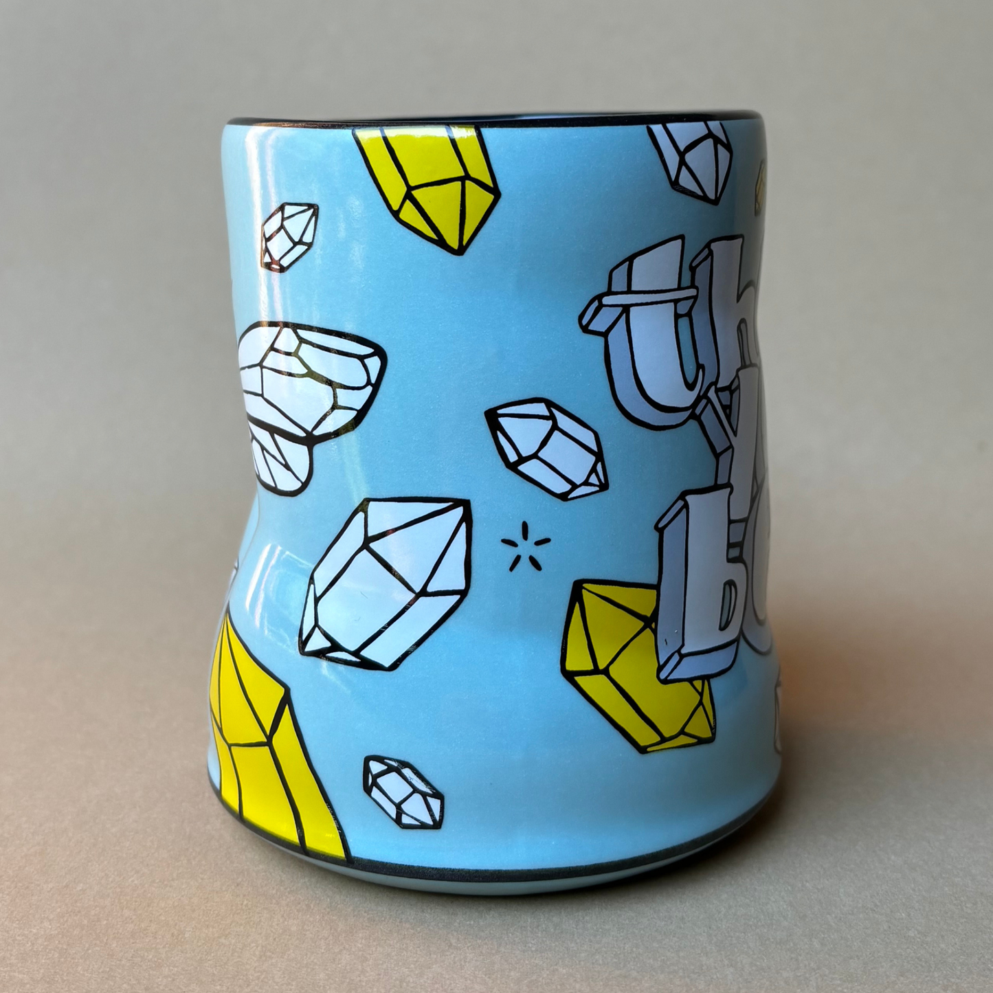Thank You Bees Spark Cup - XLarge Ceramic Mug - Mother's Day
