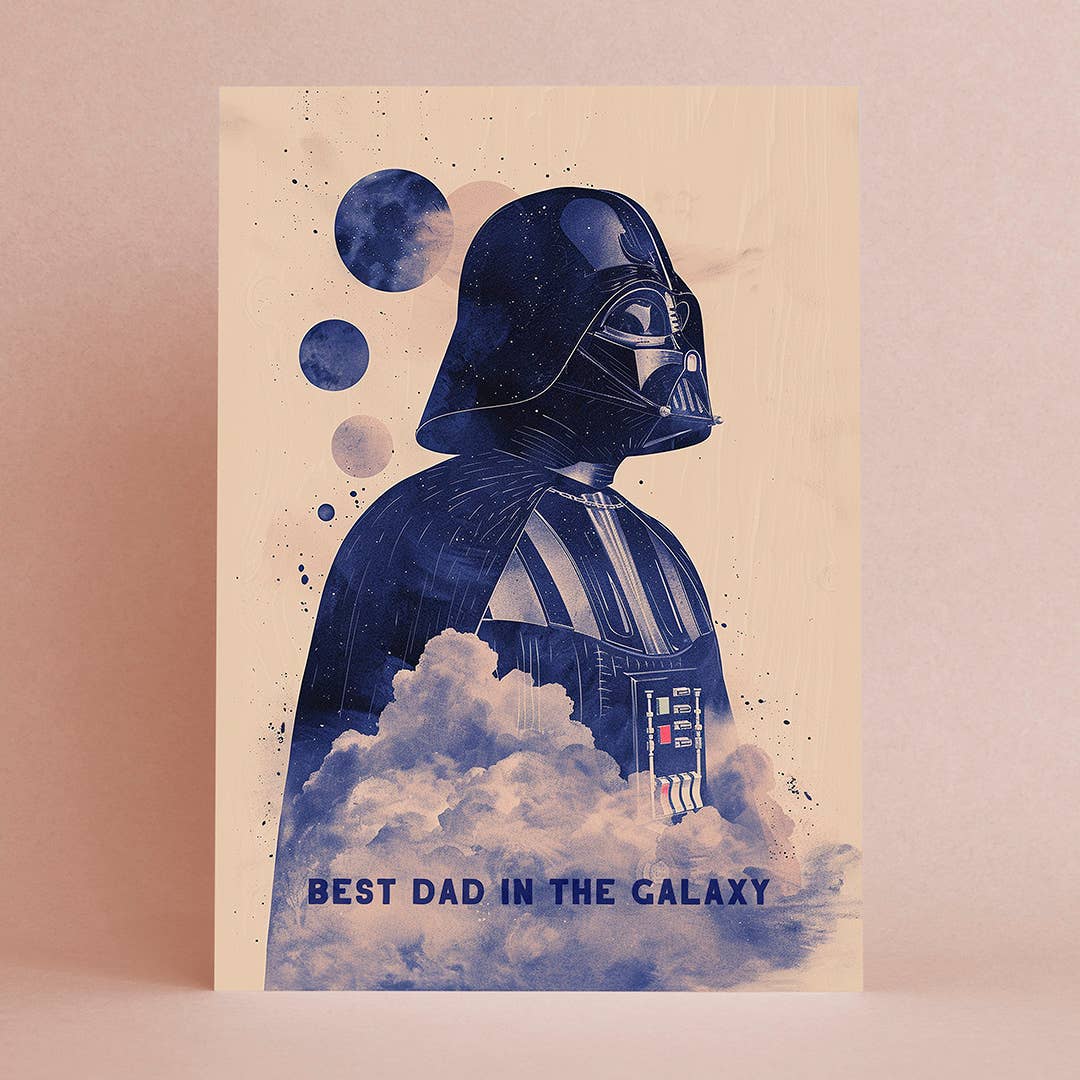 Best Dad in the galaxy | Father's Day Card