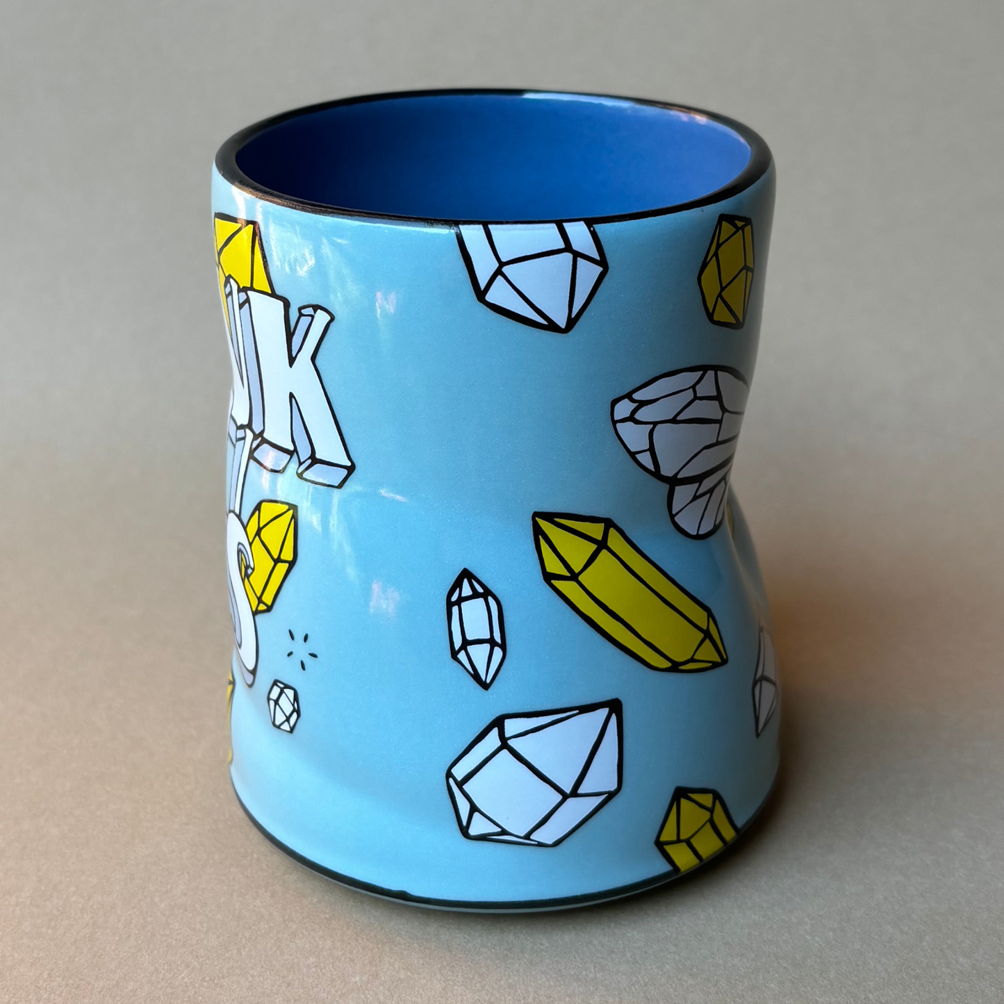 Thank You Bees Spark Cup - XLarge Ceramic Mug - Mother's Day