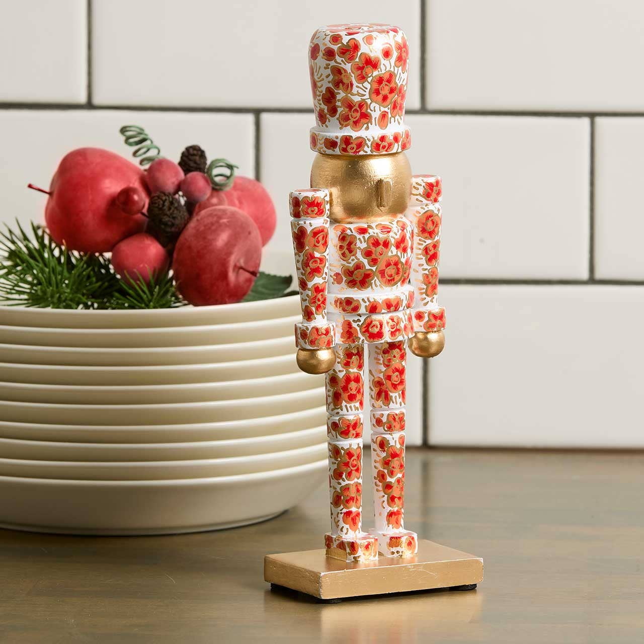 Crimson Painted Nutcracker