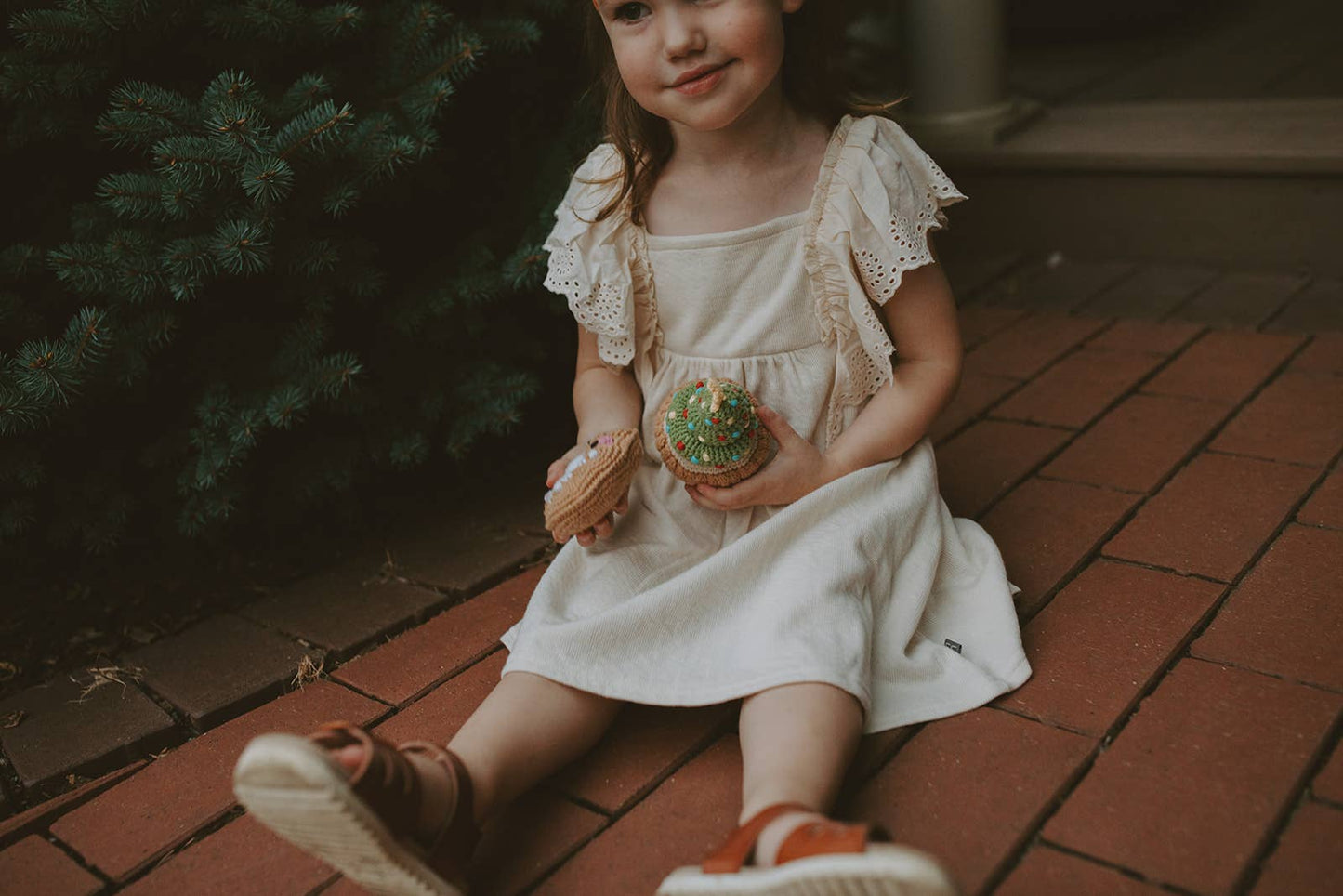 Christmas Cupcake Rattle – Handmade Holiday Keepsake