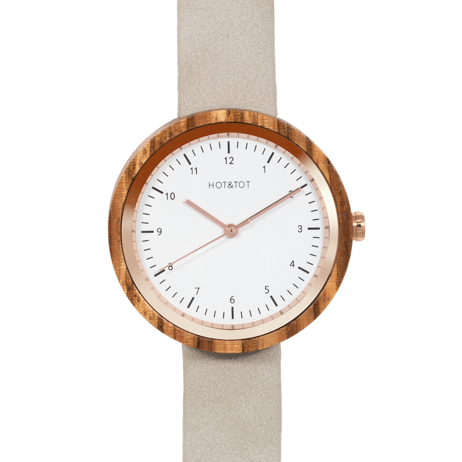 VITA | Wood watch for women | Vegan | Sustainable | Rosegold