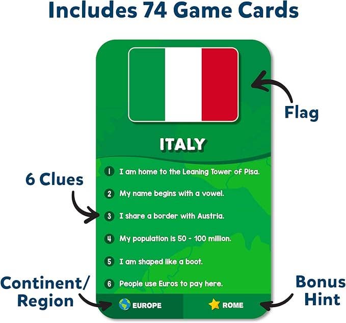 Skillmatics - Scout It Out Countries of The World Board Game