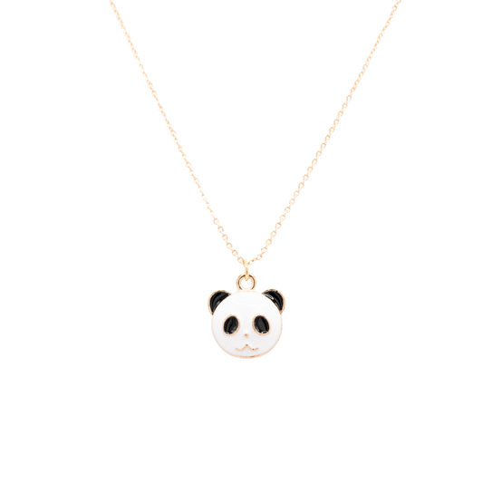 Panda Enamel Charm Pendant Children's Necklace Animal Gift