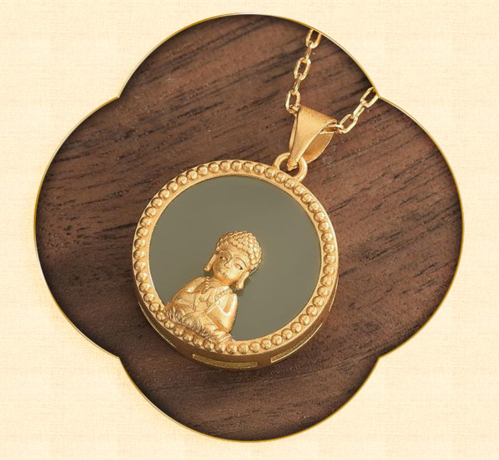 Golden Buddha Necklace