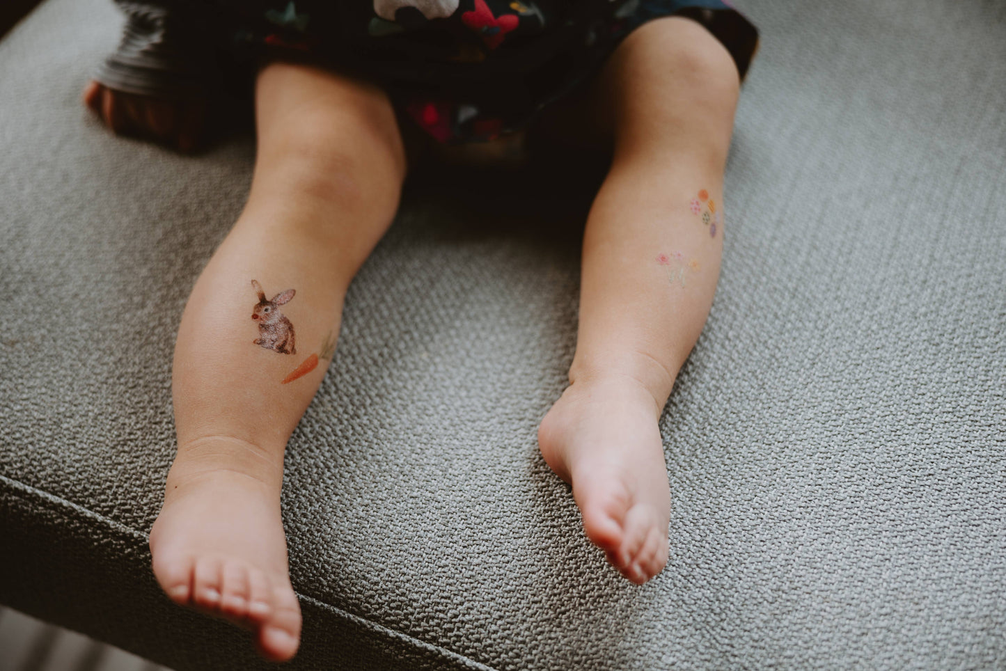Spring Bunny Temporary Tattoos