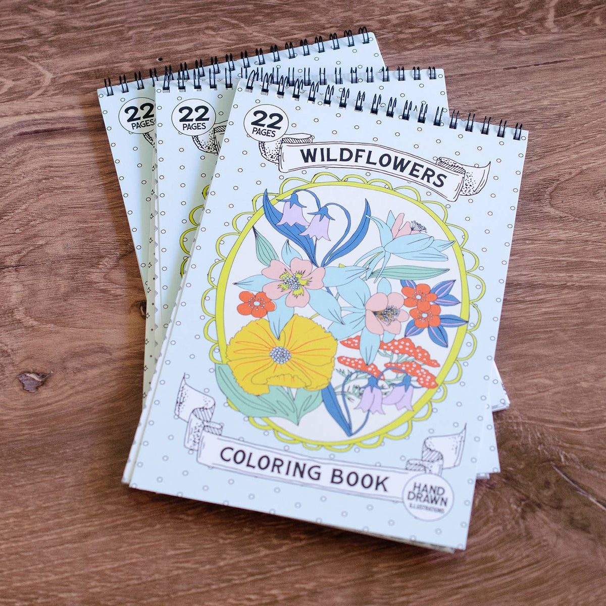 Wildflowers Premium Coloring Book