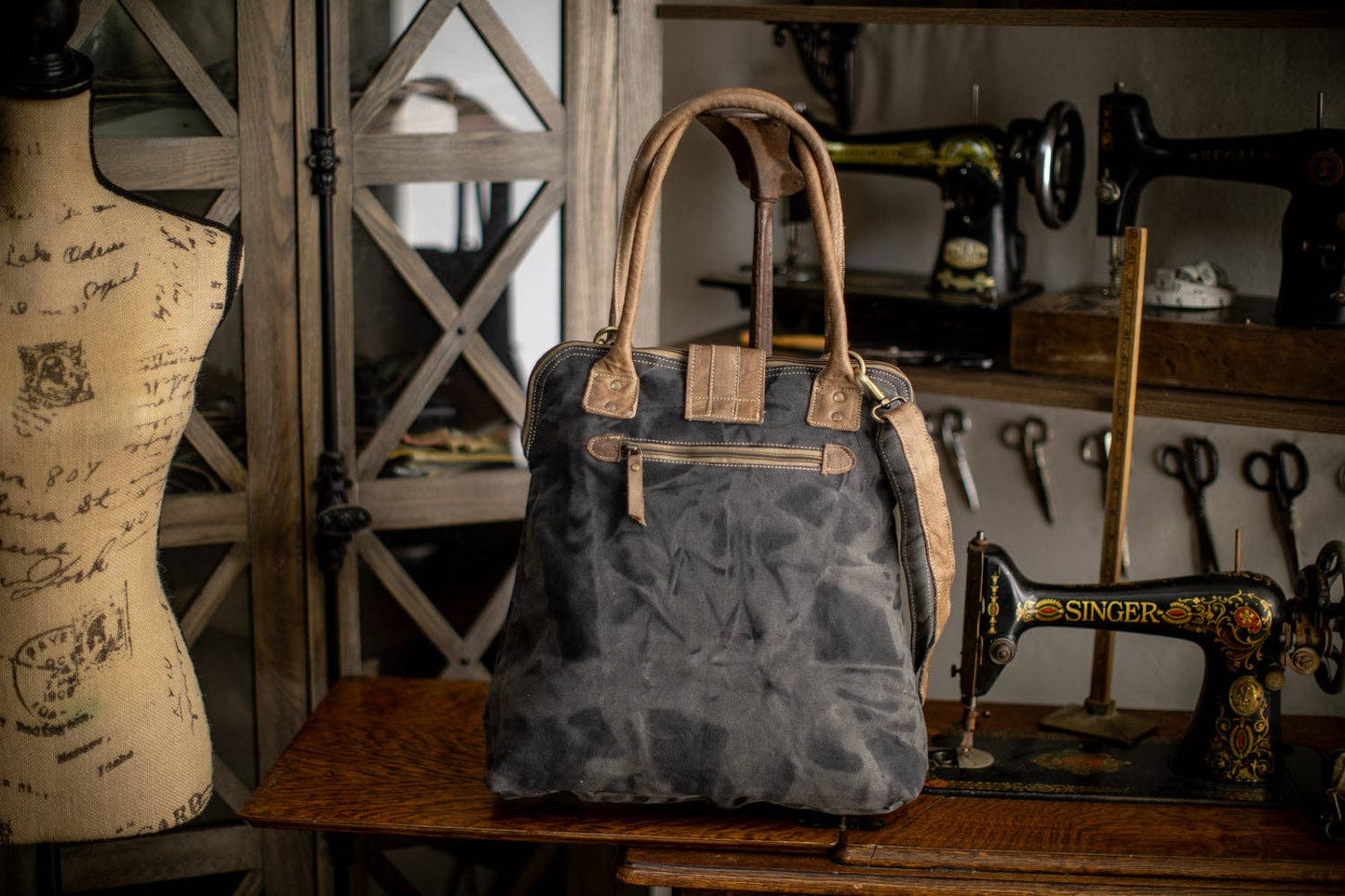 Takenya's Bazaar Recycled Canvas Carryall