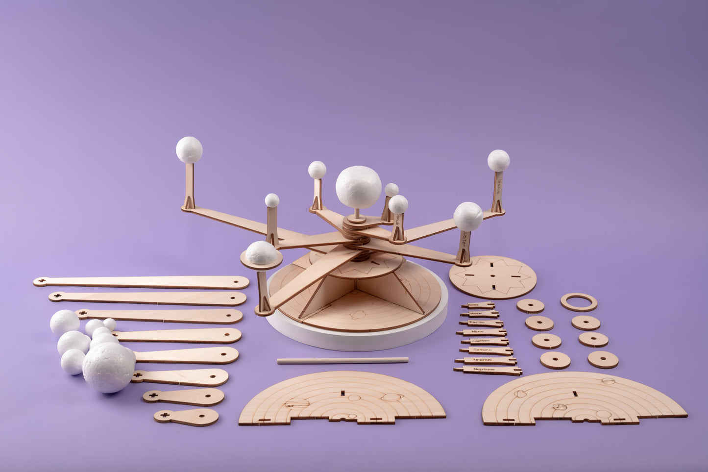 Solar System Model DIY Kit, Educational STEM Toy for Kids