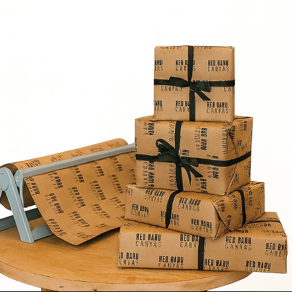 Custom Printed Wrapping Paper Rolls – Kraft & White Paper