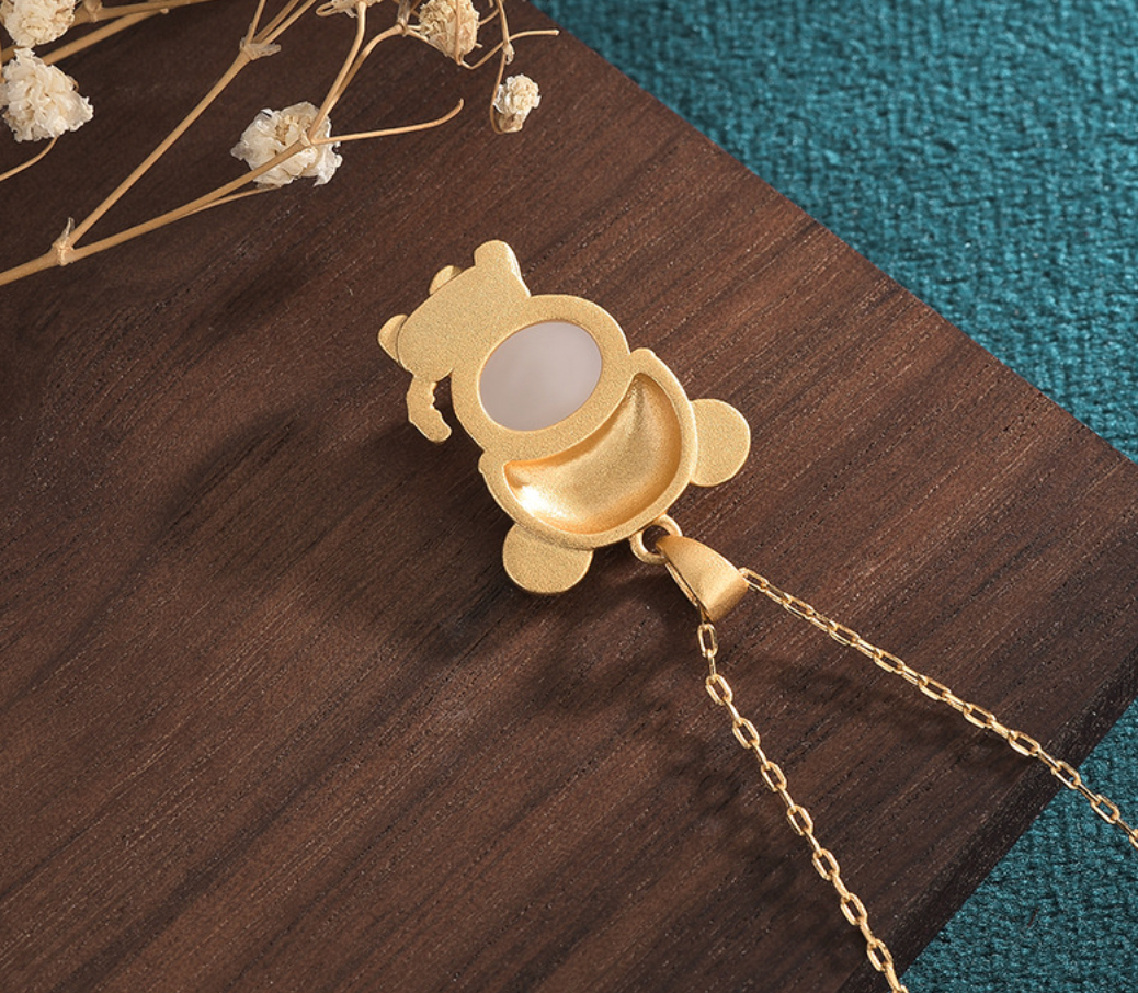 Little Golden Tiger Necklace