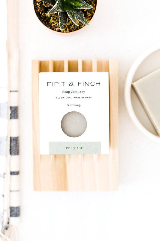 Popo Agie Olive Oil Soap with Natural Indigo Powder