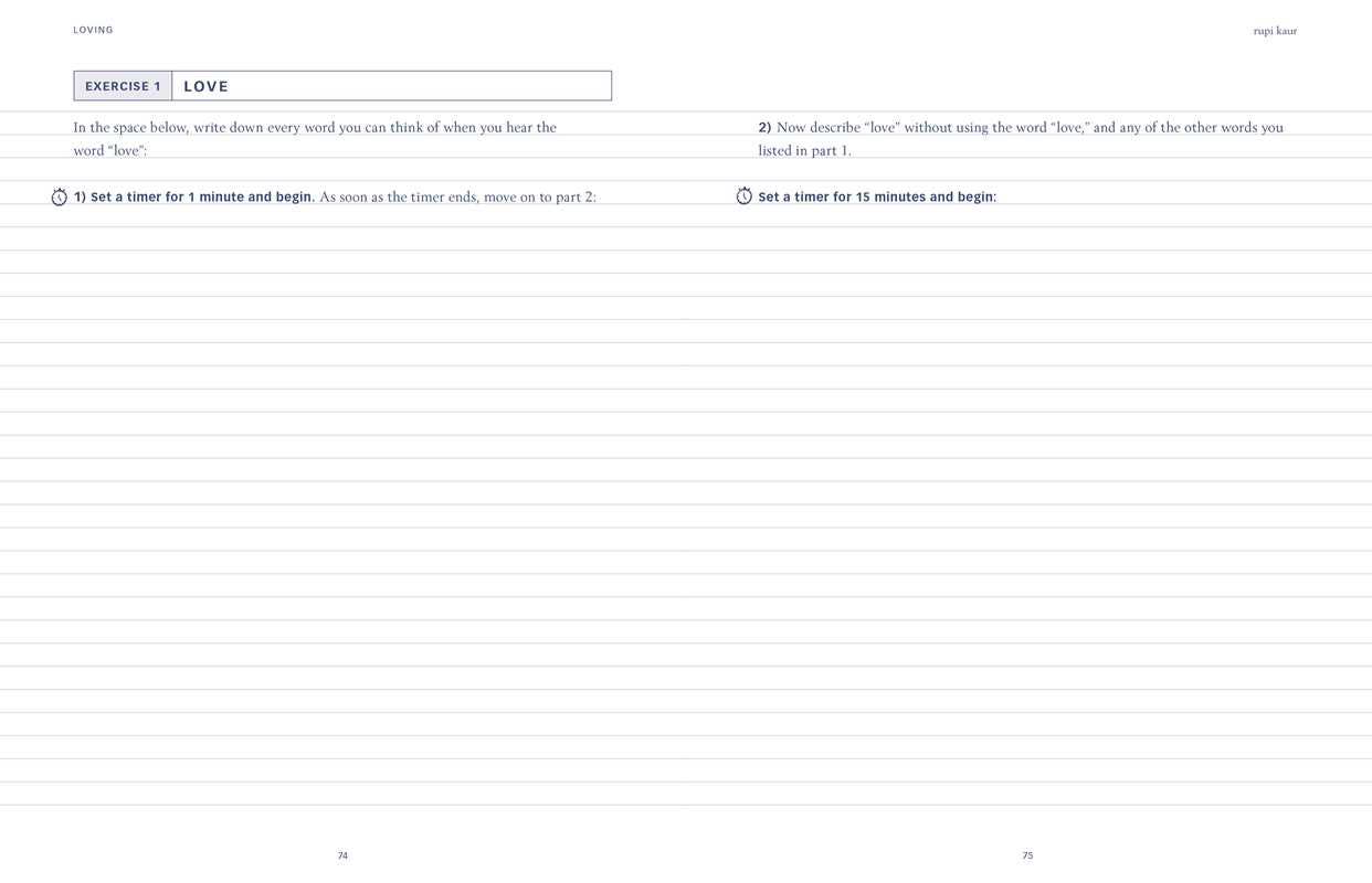 Healing Through Words by Rupi  Kaur