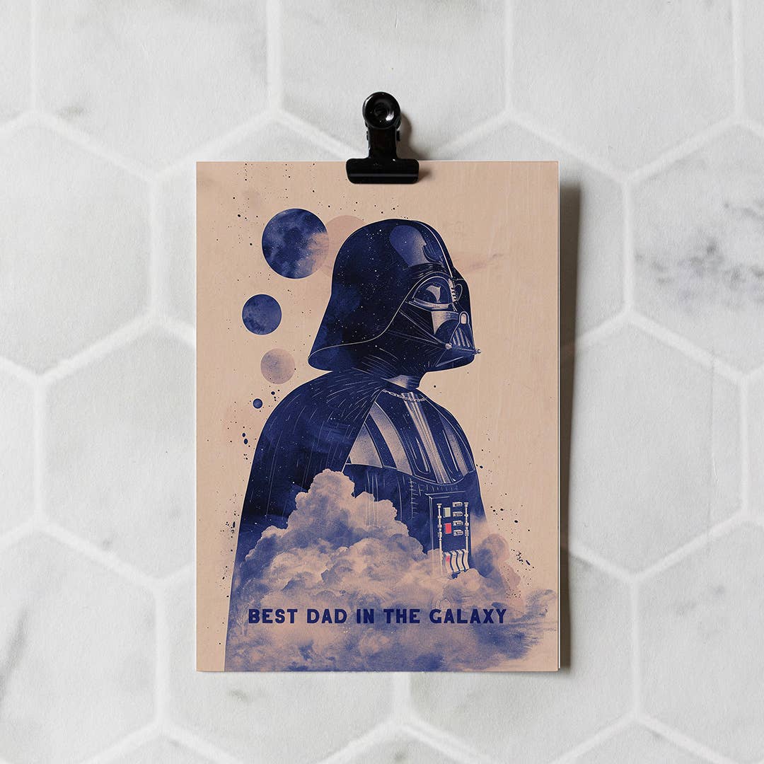 Best Dad in the galaxy | Father's Day Card