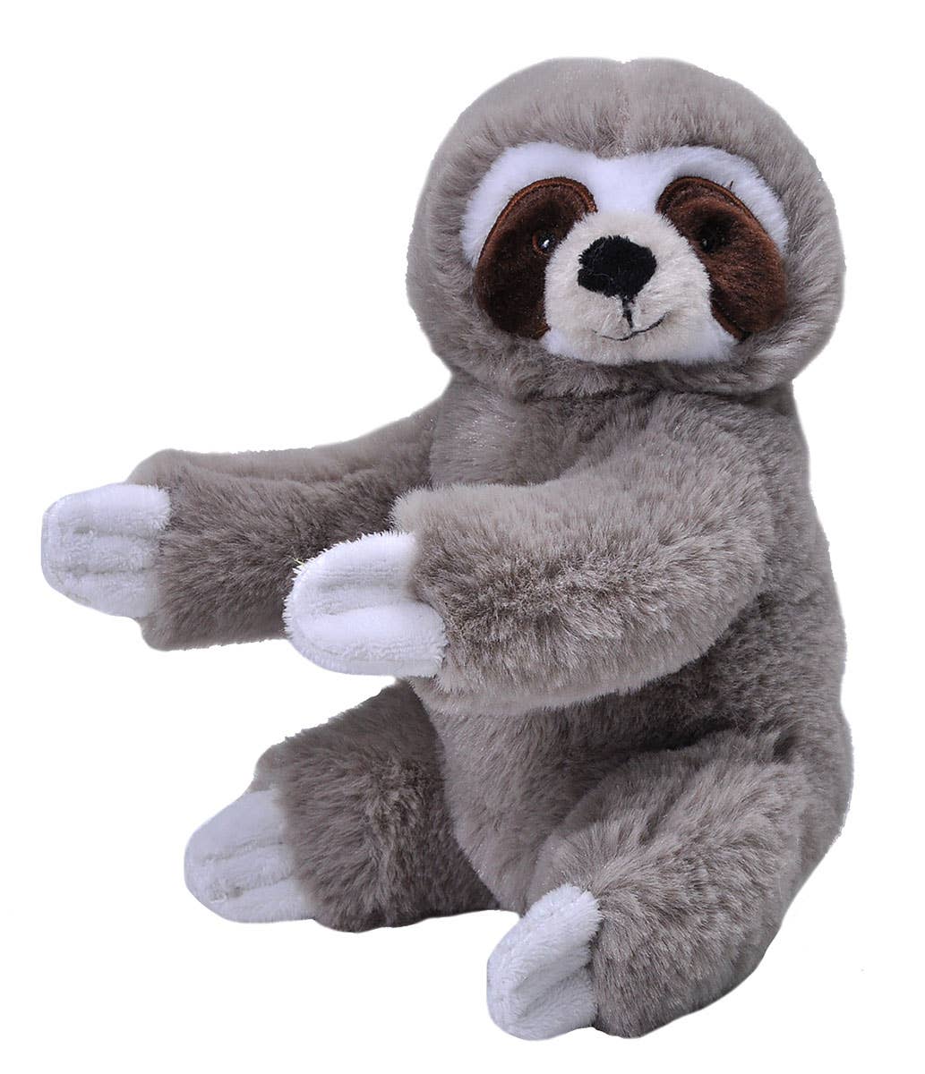 Ecokins-Mini Sloth Stuffed Animal 8"