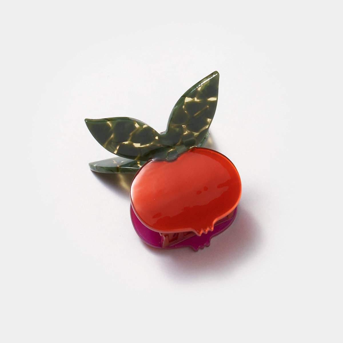 Pomegranate Claw - Red Fruit Hair Clip Butterfly Handle