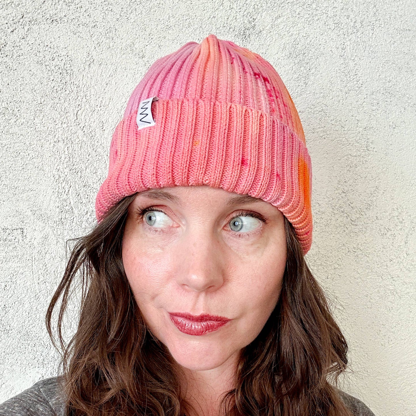 Shortcake Hand-dyed Beanie Hat
