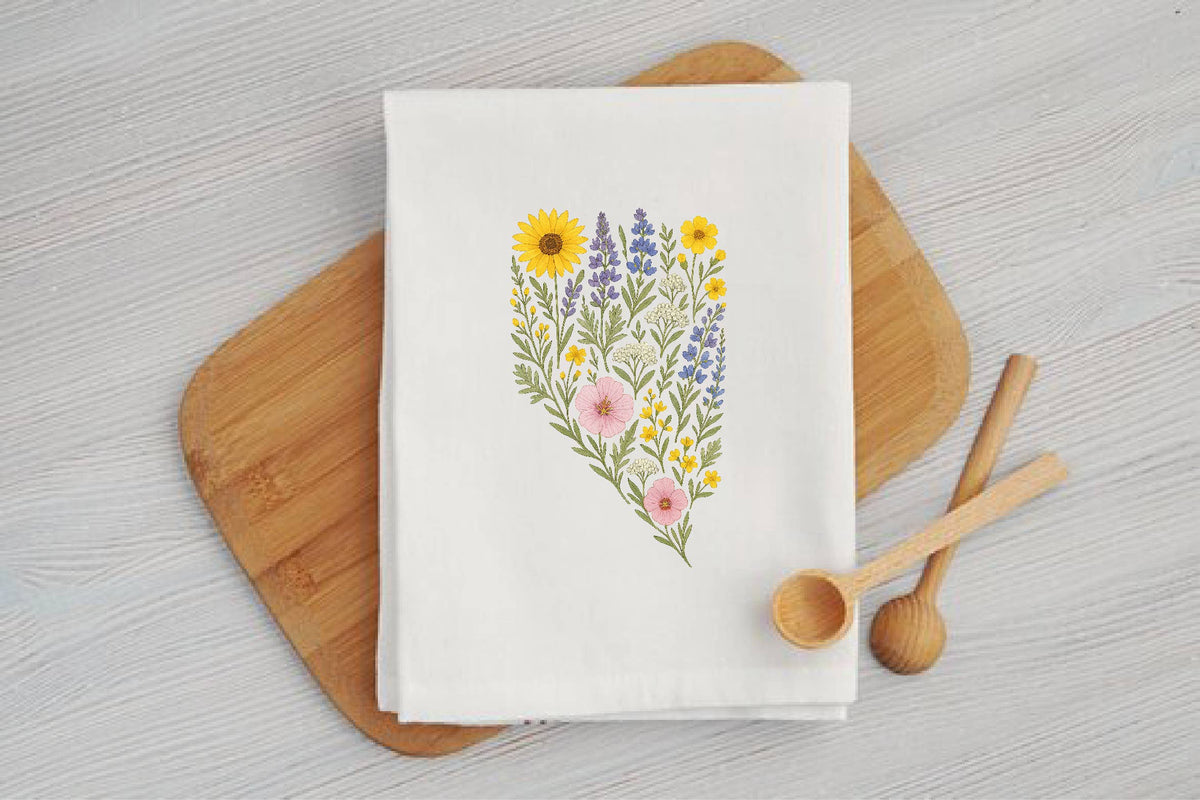 Nevada Wildflower Kitchen Towel