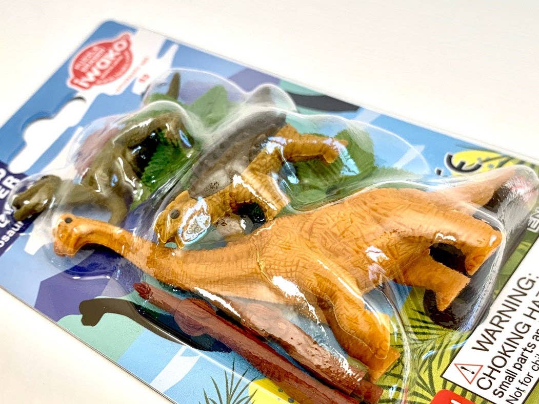 383251 Iwako New Dinosaur Eraser Card